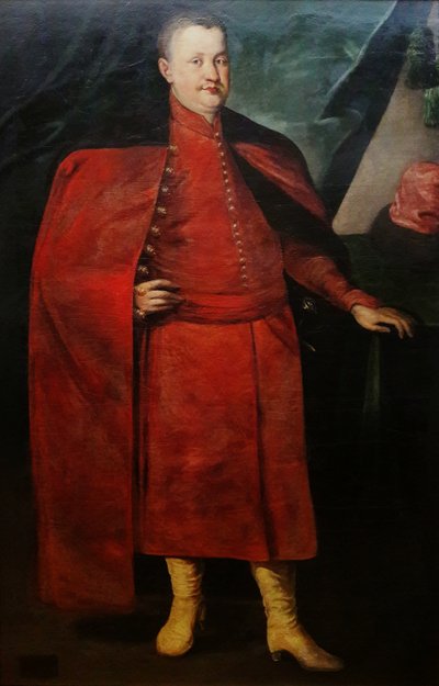 Porträt von Władysław Dominik Zasławski-Ostrogski in polnischer Tracht von Peter Danckerts de Rij